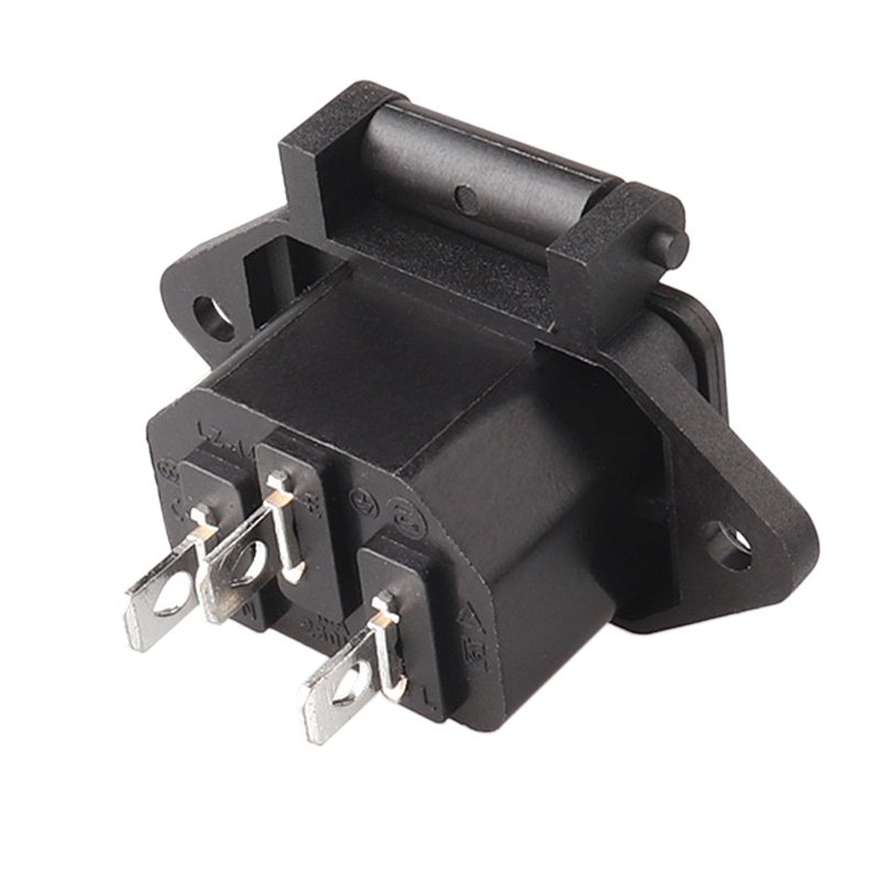 Full Solid Copper C13 C14 AC Socket Plug Iec 320 Connector LZ-14-1-02 Waterproof 250V 10A 250V 10A Electrical Outlet Connection