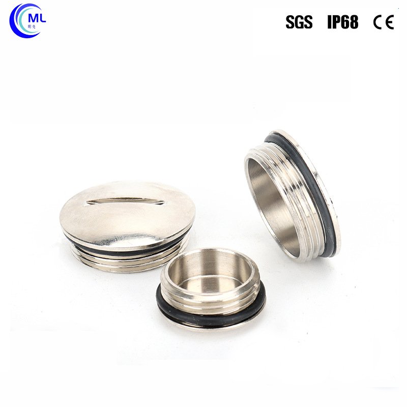 Metal end cover metal stopper Steel Screw Plug Round Head Screw Plug Metal Screw Dummy Gland