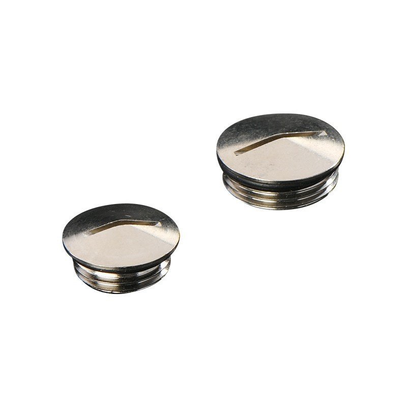 Metal end cover metal stopper Steel Screw Plug Round Head Screw Plug Metal Screw Dummy Gland