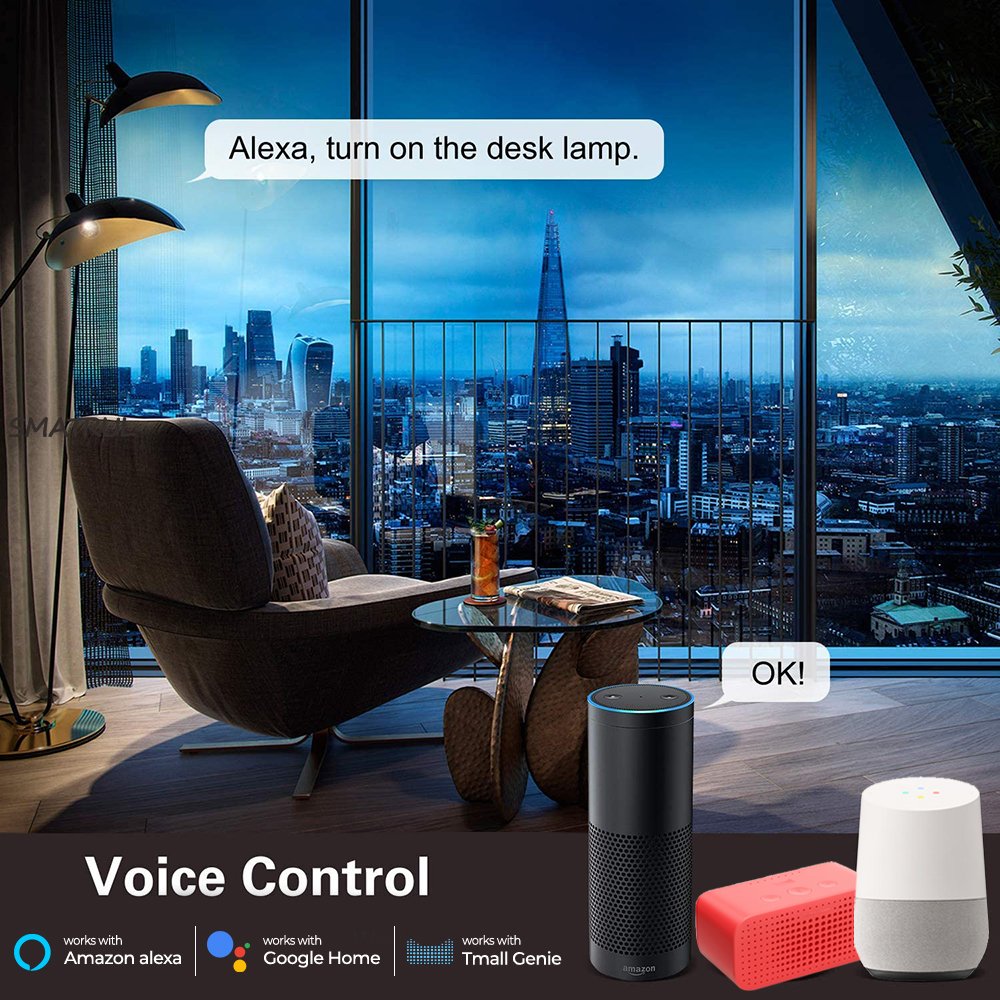 SMATRUL Tuya Wifi Wall Smart Socket US EU UK Plug Tempered Glass Quick Fast Charger 3.0 Usb Socket For Google Home Alexa