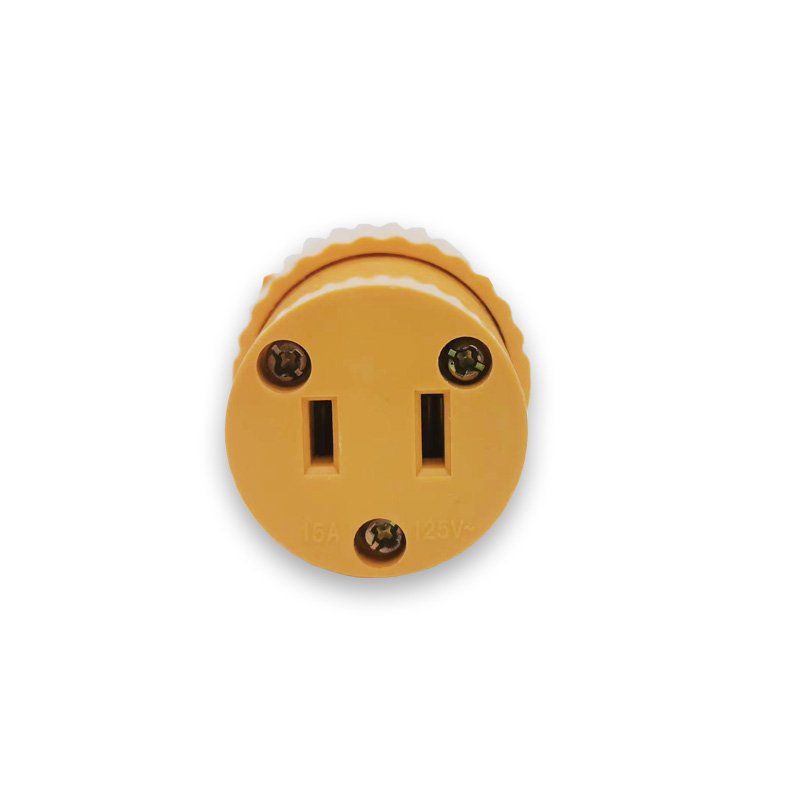 Manufacturers direct sales of South America ABS material copper foot 125V15A wiring plug
