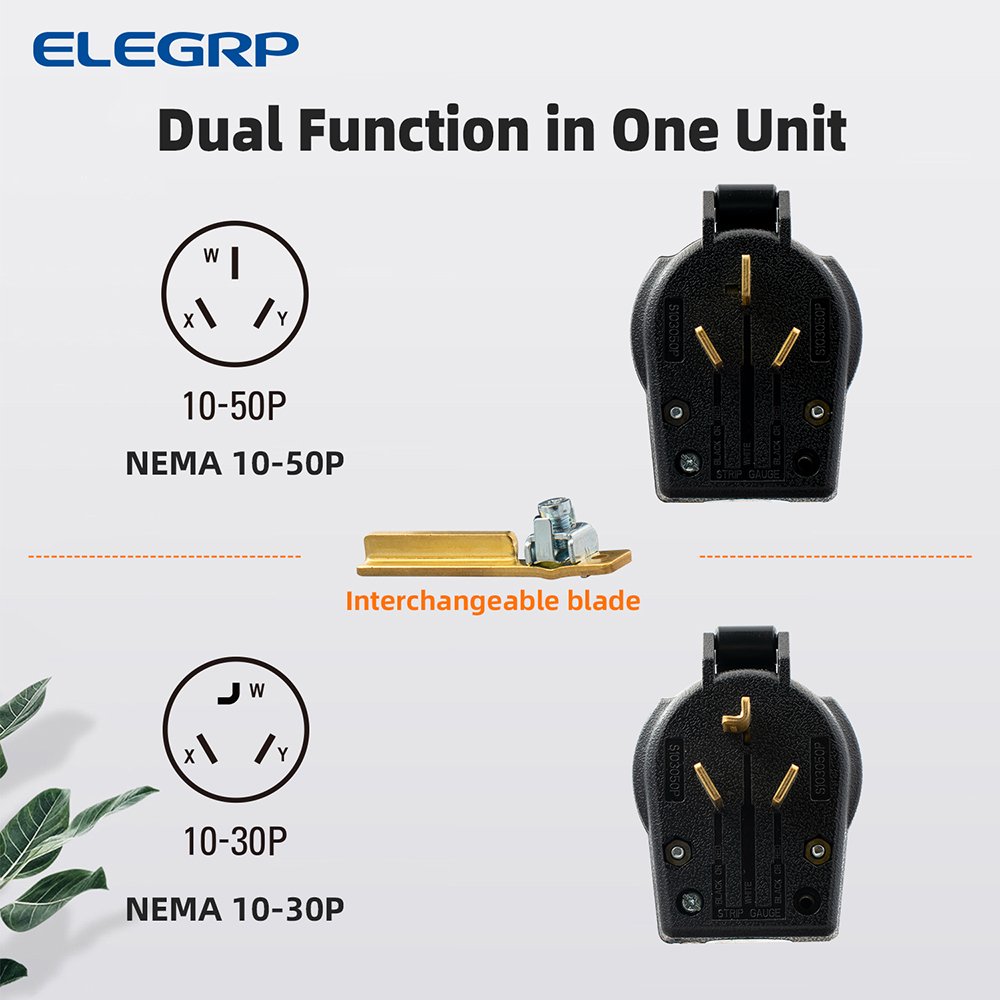 10-30P/10-50P Factory Direct 50Amp 125V/250V Non-Grounding UL Industrial PVC male electric US plug for Range