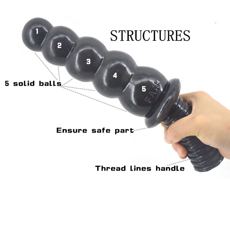 FAAK Anus beads with handle anal plug Juguetes sexuales erotic toys butt plug beads anal plug for women