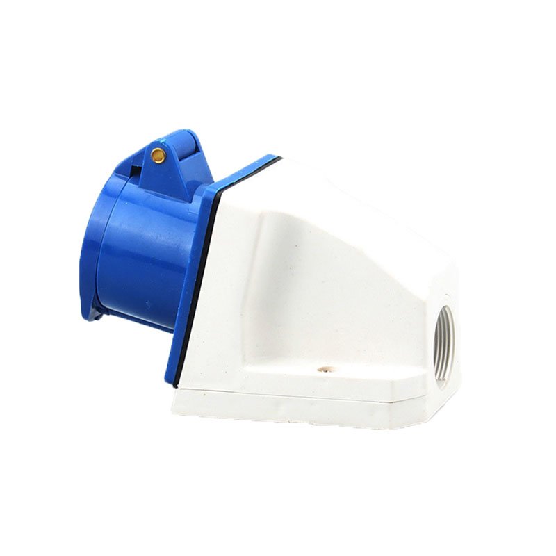 Surface mounted socket ZZ113 2P+E 220V 16A IP44 waterproof industrial plug socket