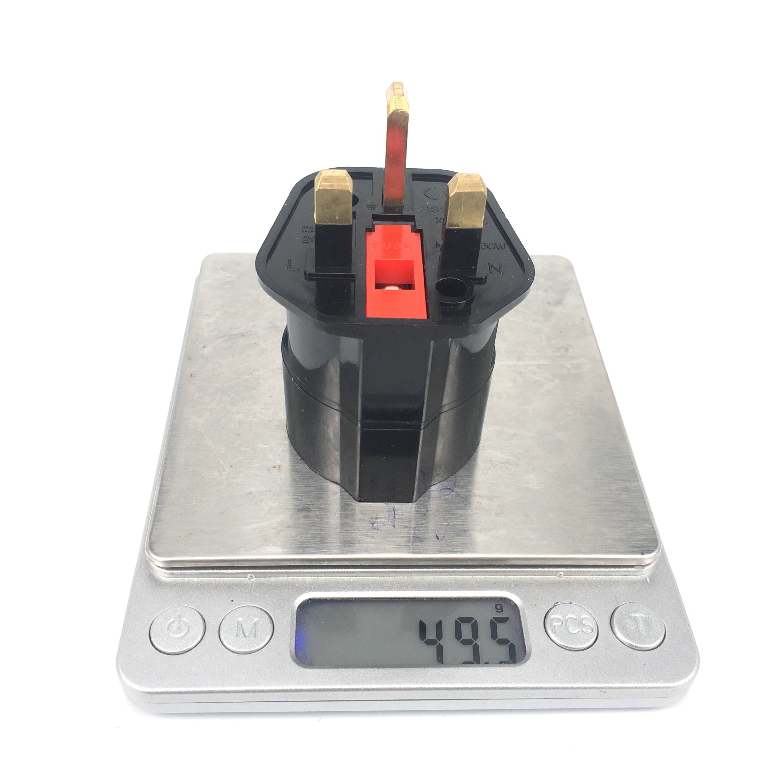EU France Paris 2 Pin to UK 3 Pin Plug 13A 250V AC Universal European Adapter Travel Converter European to England Connector