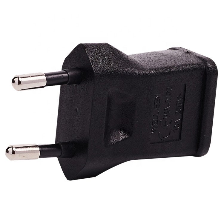 2 pin EU plug to US adapter