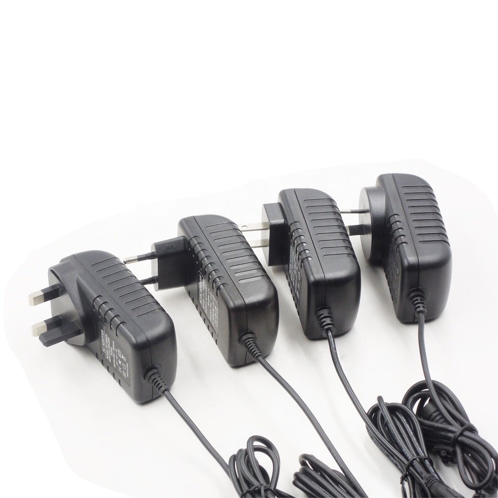 CE Power Adapter 12W Wall Plug 12VEU US UK AU Power Adapter OEM 24vdc Power Supply Plug Factory Direct 12V1A DC Plug in 100%