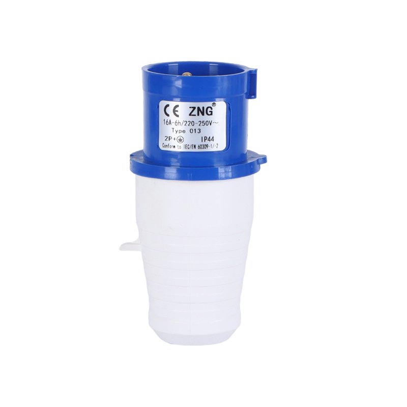 ZNG-013 IP44 Industrial Plug 230V/240V 16A 2P+T Round Pole Power Plug
