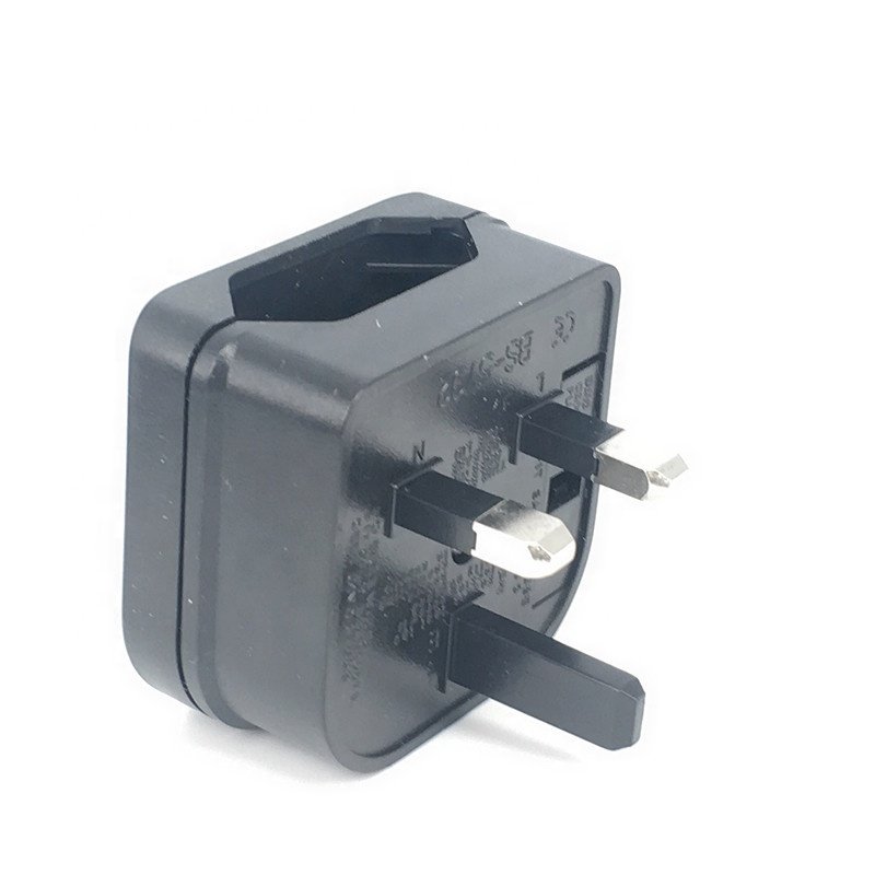 EU Euro to UK Plug Adapter VDE to BS fuse 3A 5A 13A BS733 2 Pins to 3 Pins England Travel Converter Plug Type-G Plug Top