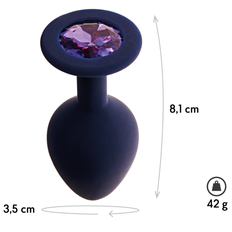 popular design Women Sex Toys tunnel butt Plugs Crystal Trainer Kit Silicone Adult Jewel Butt Plug for man