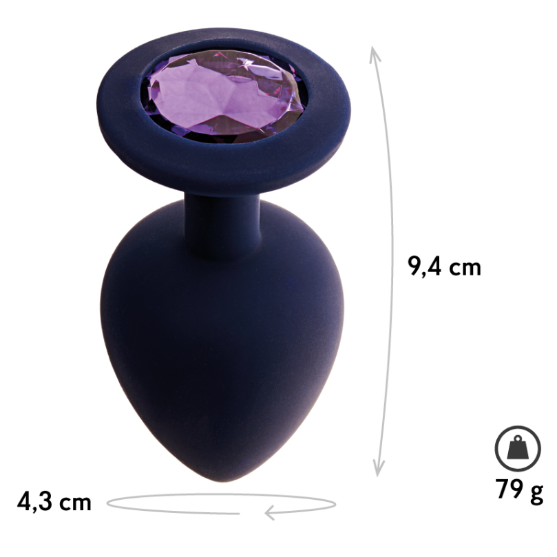 popular design Women Sex Toys tunnel butt Plugs Crystal Trainer Kit Silicone Adult Jewel Butt Plug for man