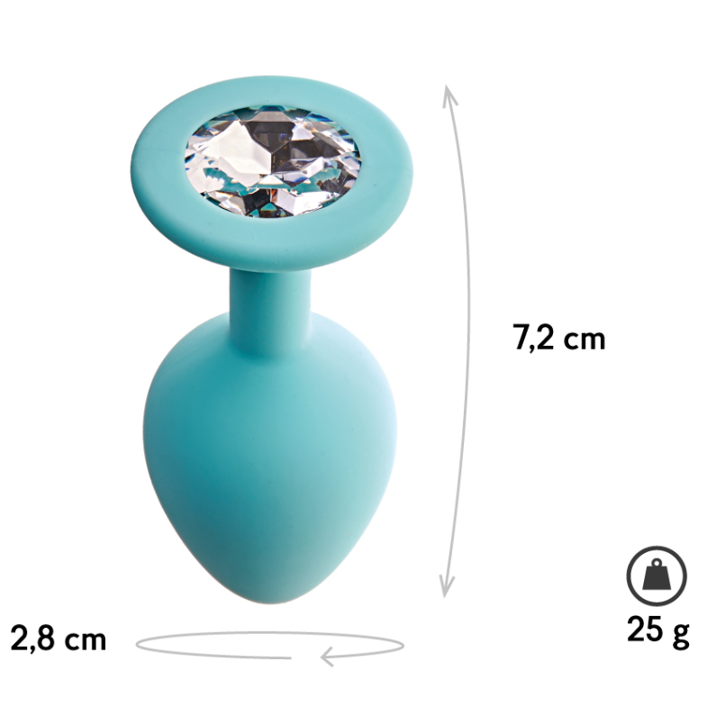 popular design Women Sex Toys tunnel butt Plugs Crystal Trainer Kit Silicone Adult Jewel Butt Plug for man