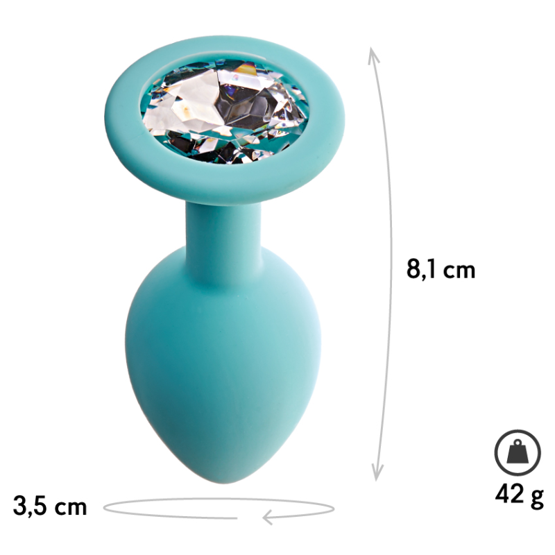 popular design Women Sex Toys tunnel butt Plugs Crystal Trainer Kit Silicone Adult Jewel Butt Plug for man