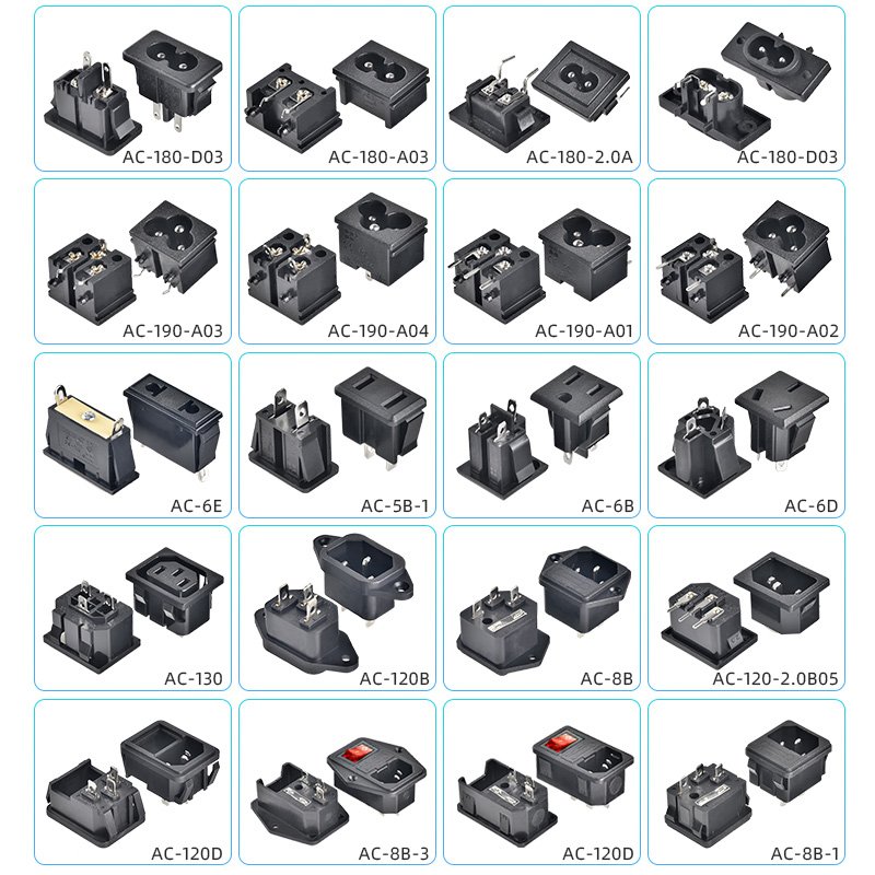 Industrial Plug and Socket AC power receptacle Connector Waterproof Electrical Socket Connector Plug