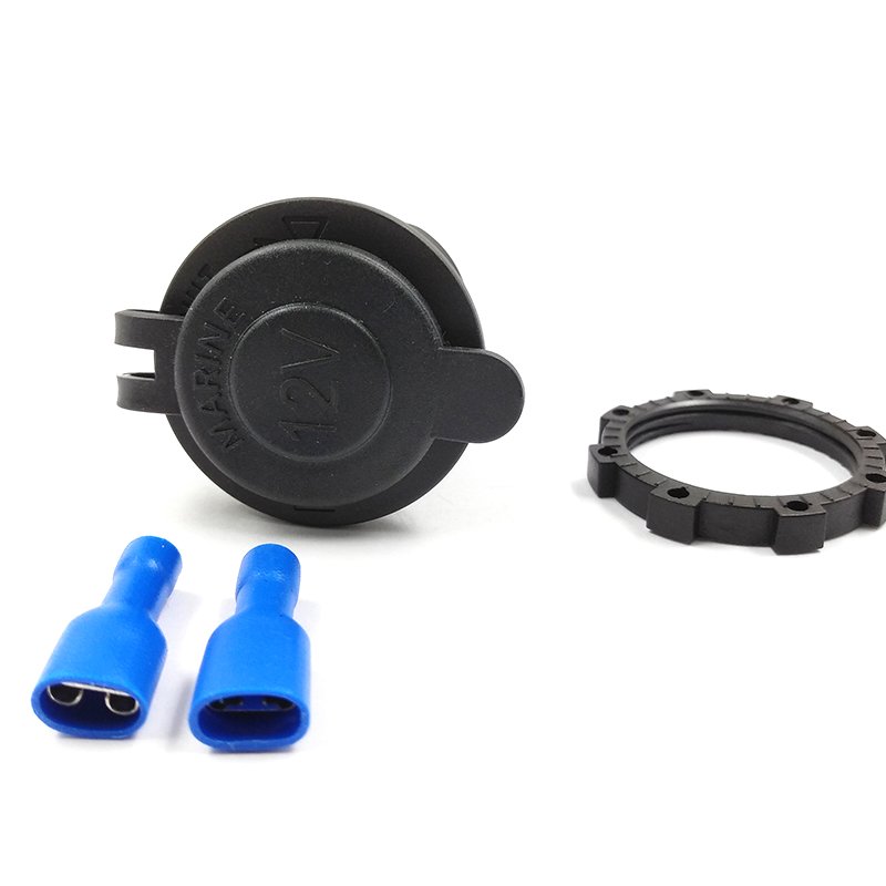 12V DC Waterproof Power Outlet Socket For Car Boat Trailer Plugs and Sockets