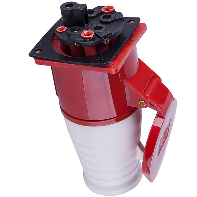 ZZ015+315 3P+N+E 16A 380V IP44 five core three phase industrial plug socket
