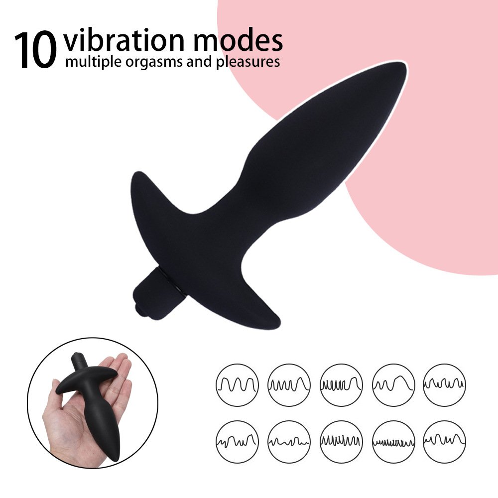 10 Frequency Bullet Vibrator Anal Plug Toys Butt Plug Vibrator For Men and Women