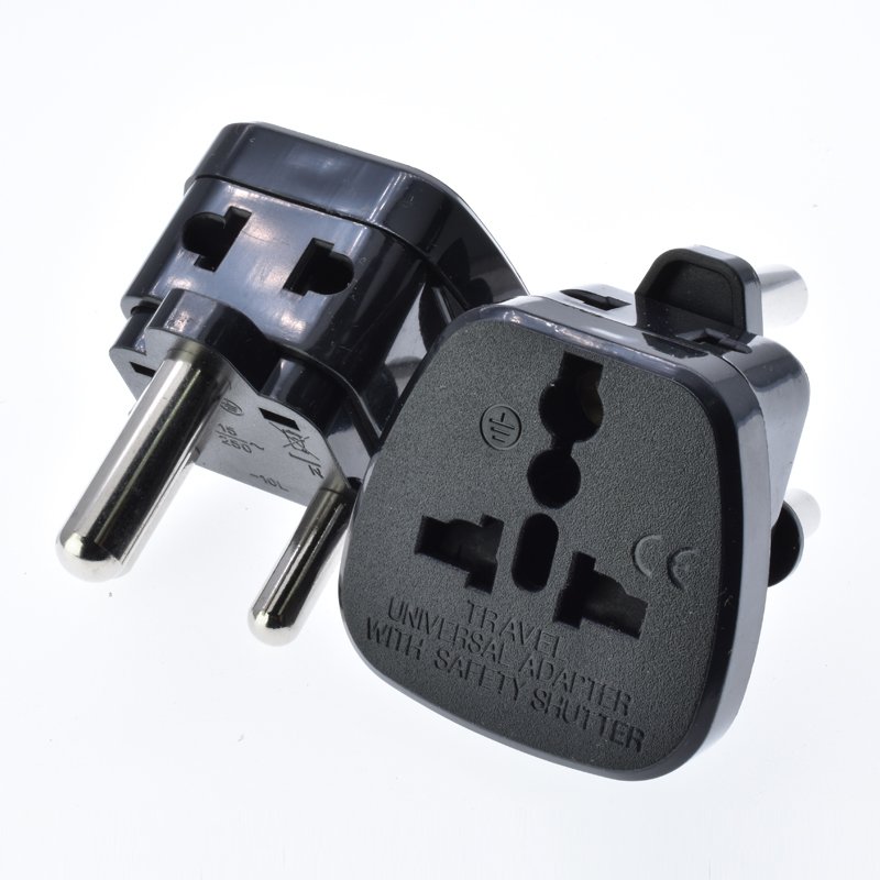 Universal to South Africa Plug Adapter 16A 250V UK US AU EU to Type-M Multifunction Travel Converter For Sri Lanka Nepal Lesotho