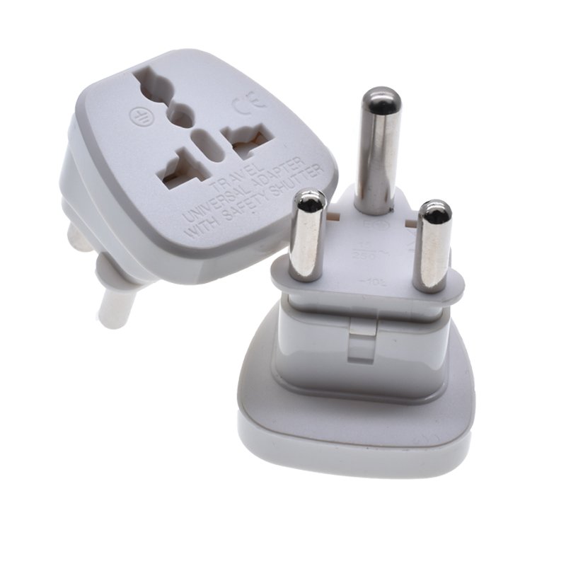 Universal to South Africa Plug Adapter 16A 250V UK US AU EU to Type-M Multifunction Travel Converter For Sri Lanka Nepal Lesotho