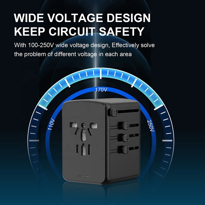 3C2A 5.8A UK US EU All-in-One International Power 207 Worldwide Charger plug Universal Travel Adapter for Cell Phone Laptop