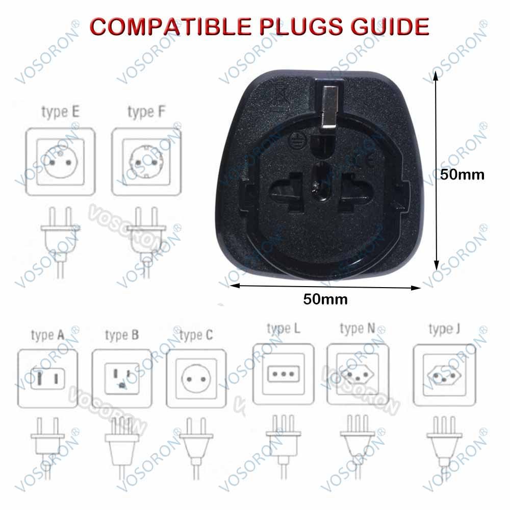 USA European Schuko to Type M South Africa plug converter travel adapter adaptor