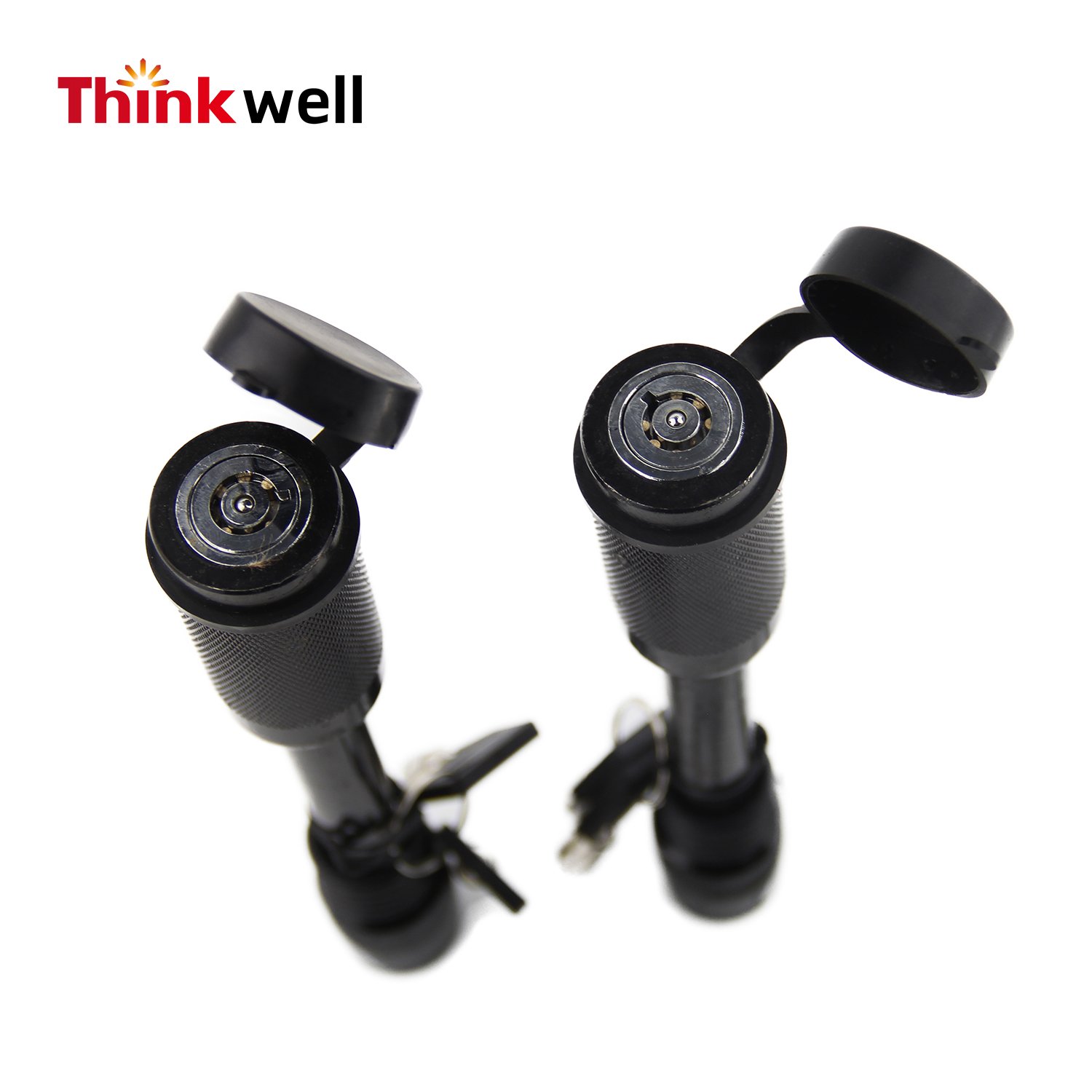 Thinkwell 1/2\" Black Finished Steel Off-Road Hitch Pin Lock Used Condition Trailer Parts & Lock Plug for Trailers