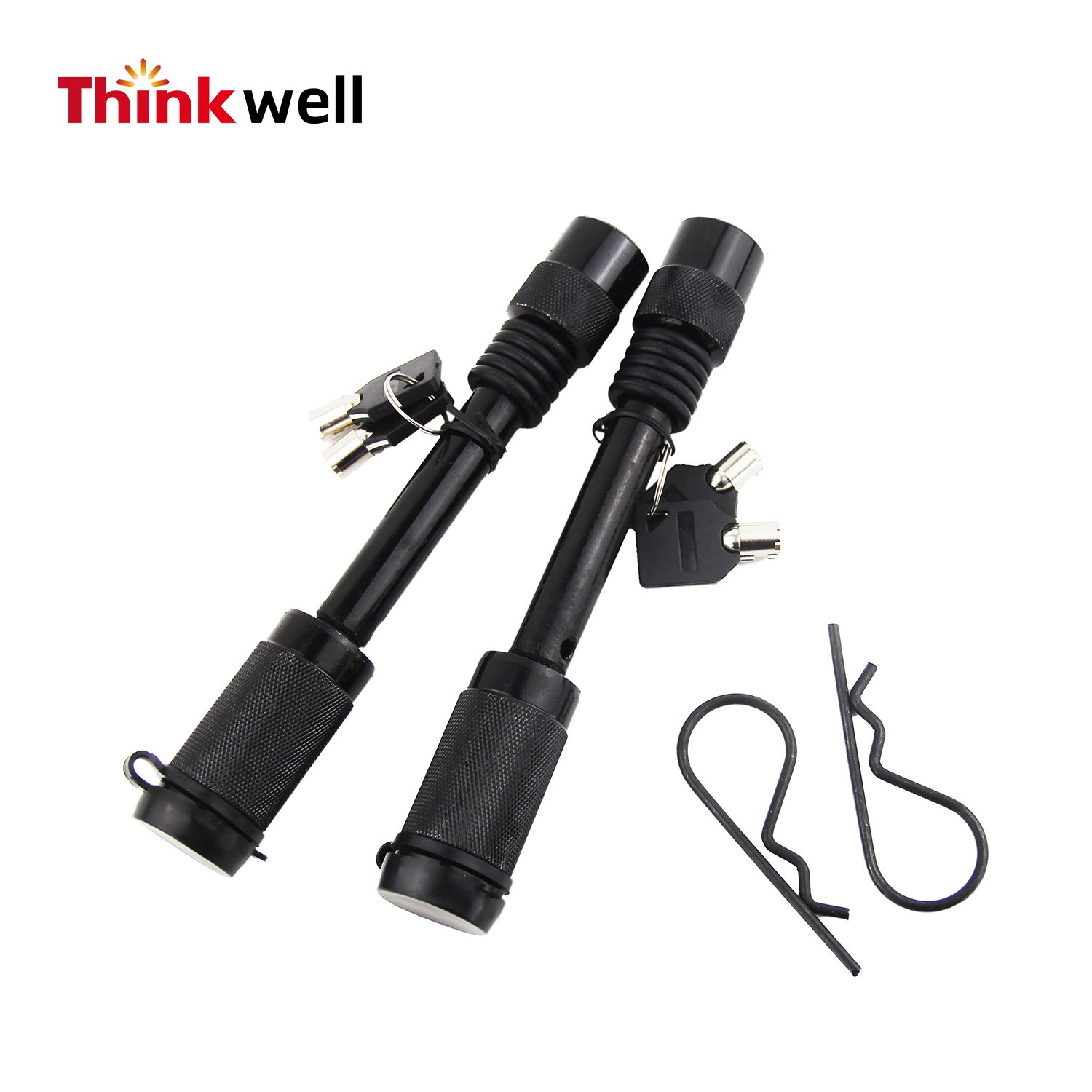 Thinkwell 1/2\" Black Finished Steel Off-Road Hitch Pin Lock Used Condition Trailer Parts & Lock Plug for Trailers