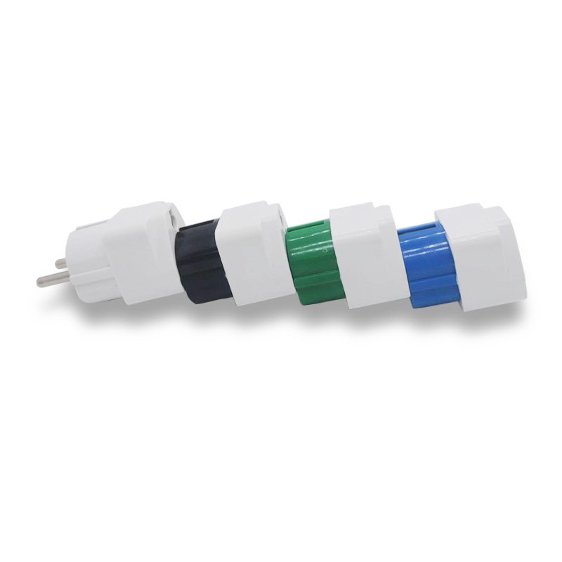 Manufacturers Direct Sales Plastic Copper Adapter Multifunctional plug European Standard