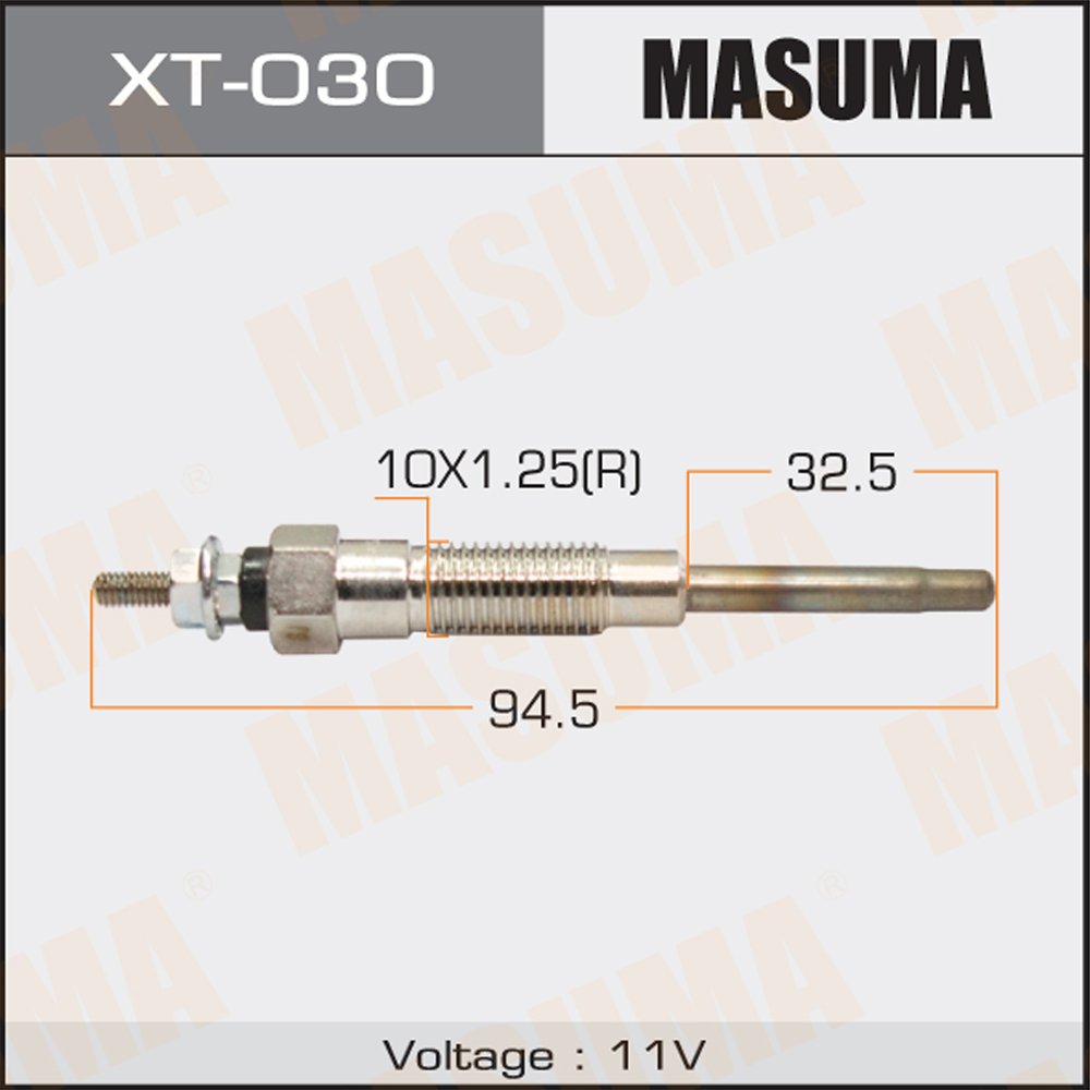 XT-030 MASUMA Auto factory air heater glow plug DA2A 4G93 19850-54120 19850-05010 for TOYOTA COROLLA II