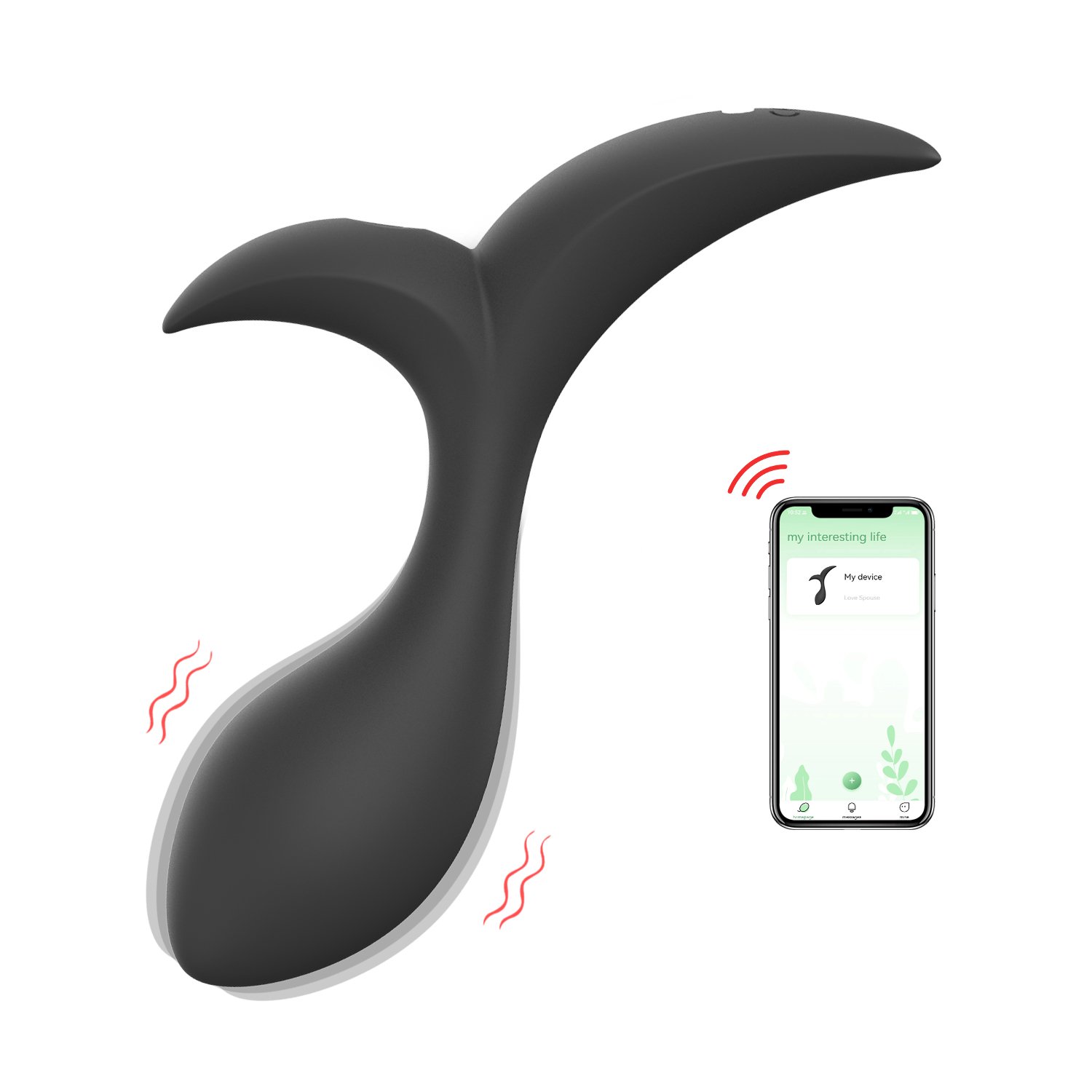 ShinePep Silicone Anal Plug Vibrating Butt Toy for Men
