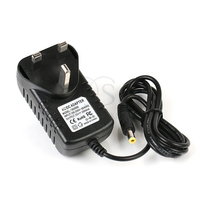 Wholesale EU UK US AU Plug Adaptor CE CB GS KC BIS EMC PSE Certificate 1A 1.5A 2A 2.5A 3A 4A 5A 12V DC Power Adapter