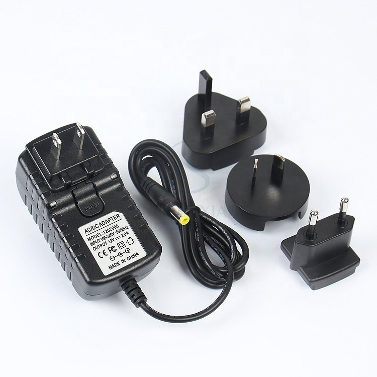 Wholesale EU UK US AU Plug Adaptor CE CB GS KC BIS EMC PSE Certificate 1A 1.5A 2A 2.5A 3A 4A 5A 12V DC Power Adapter