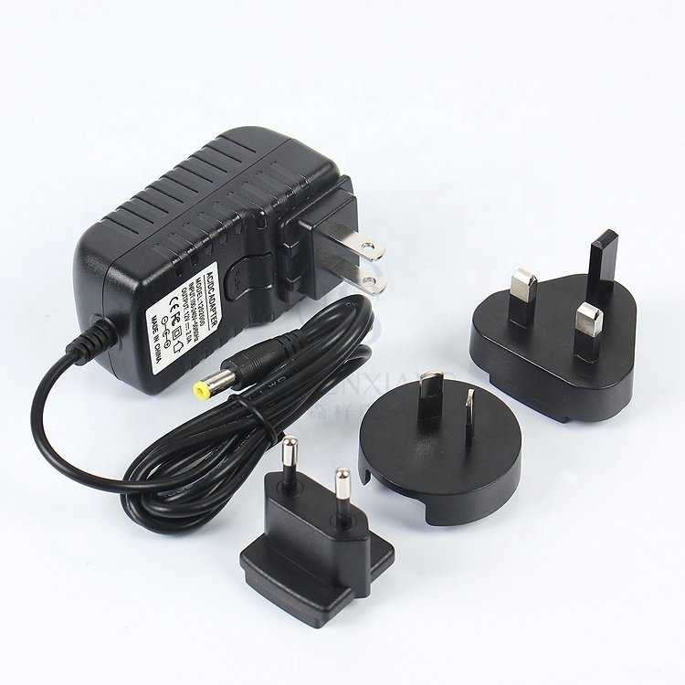 Wholesale EU UK US AU Plug Adaptor CE CB GS KC BIS EMC PSE Certificate 1A 1.5A 2A 2.5A 3A 4A 5A 12V DC Power Adapter