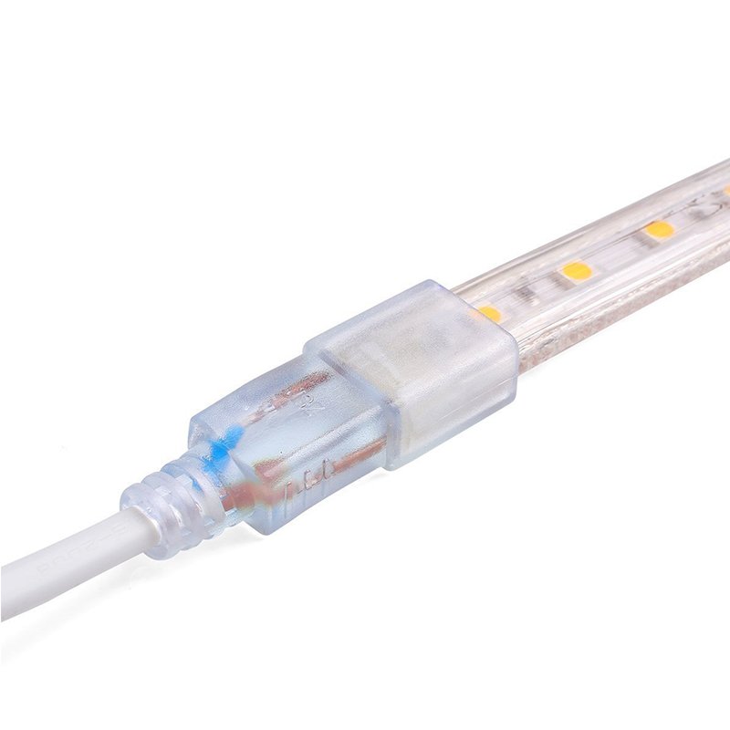 US/EU Plug Socket With 2 Pins For 5050 SMD LED Strip Light Bar AC220V 110V