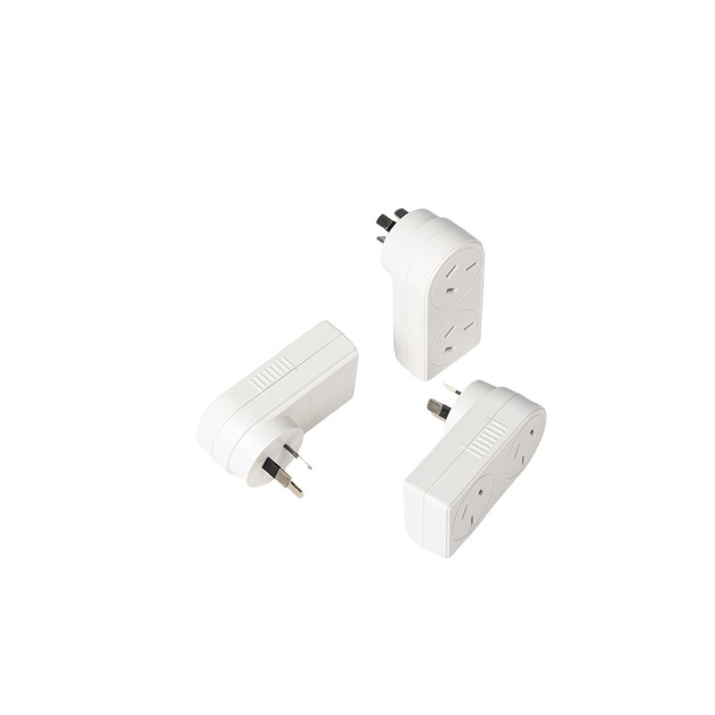 2 Outlets Australia Plug Travel Adaptor Socket Power Strip Sugre Protection Powerboard