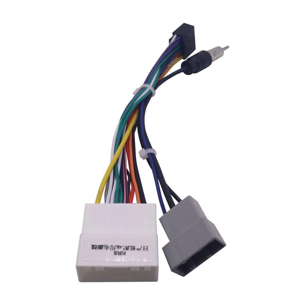 Niss-an Harness Adapter Car Android 16 Pin Plug Connector Radio Antenna Wiring Cable for Qashqai J10 Versa Cube Sentra X-trail