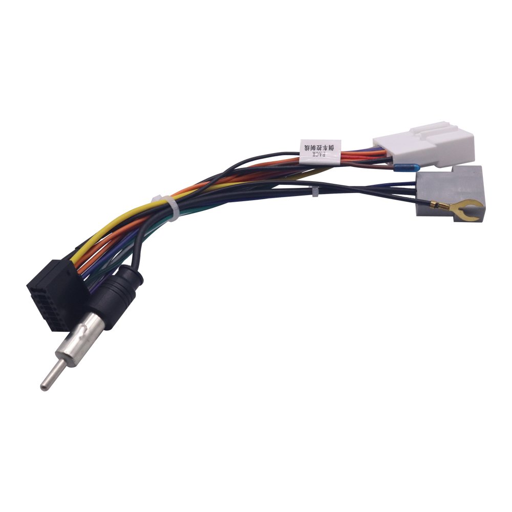 Niss-an Harness Adapter Car Android 16 Pin Plug Connector Radio Antenna Wiring Cable for Qashqai J10 Versa Cube Sentra X-trail