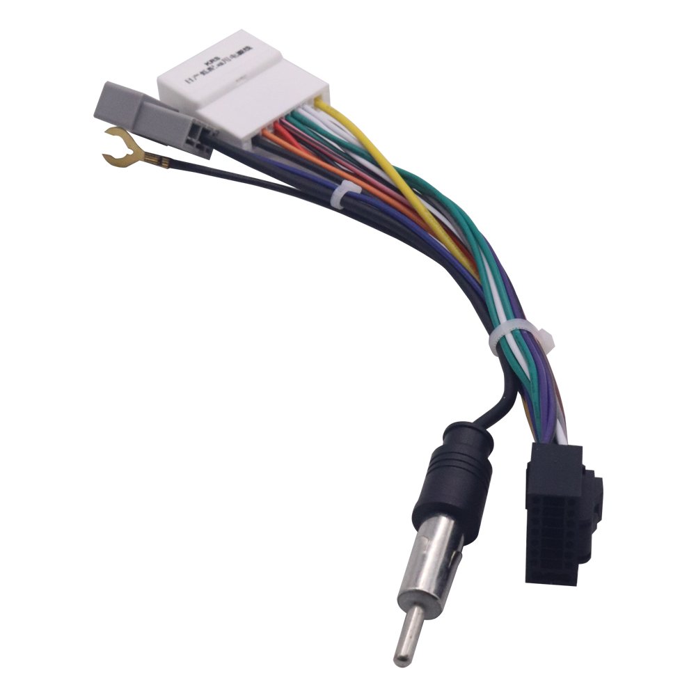 Niss-an Harness Adapter Car Android 16 Pin Plug Connector Radio Antenna Wiring Cable for Qashqai J10 Versa Cube Sentra X-trail
