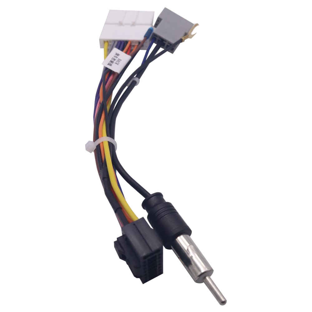Niss-an Harness Adapter Car Android 16 Pin Plug Connector Radio Antenna Wiring Cable for Qashqai J10 Versa Cube Sentra X-trail