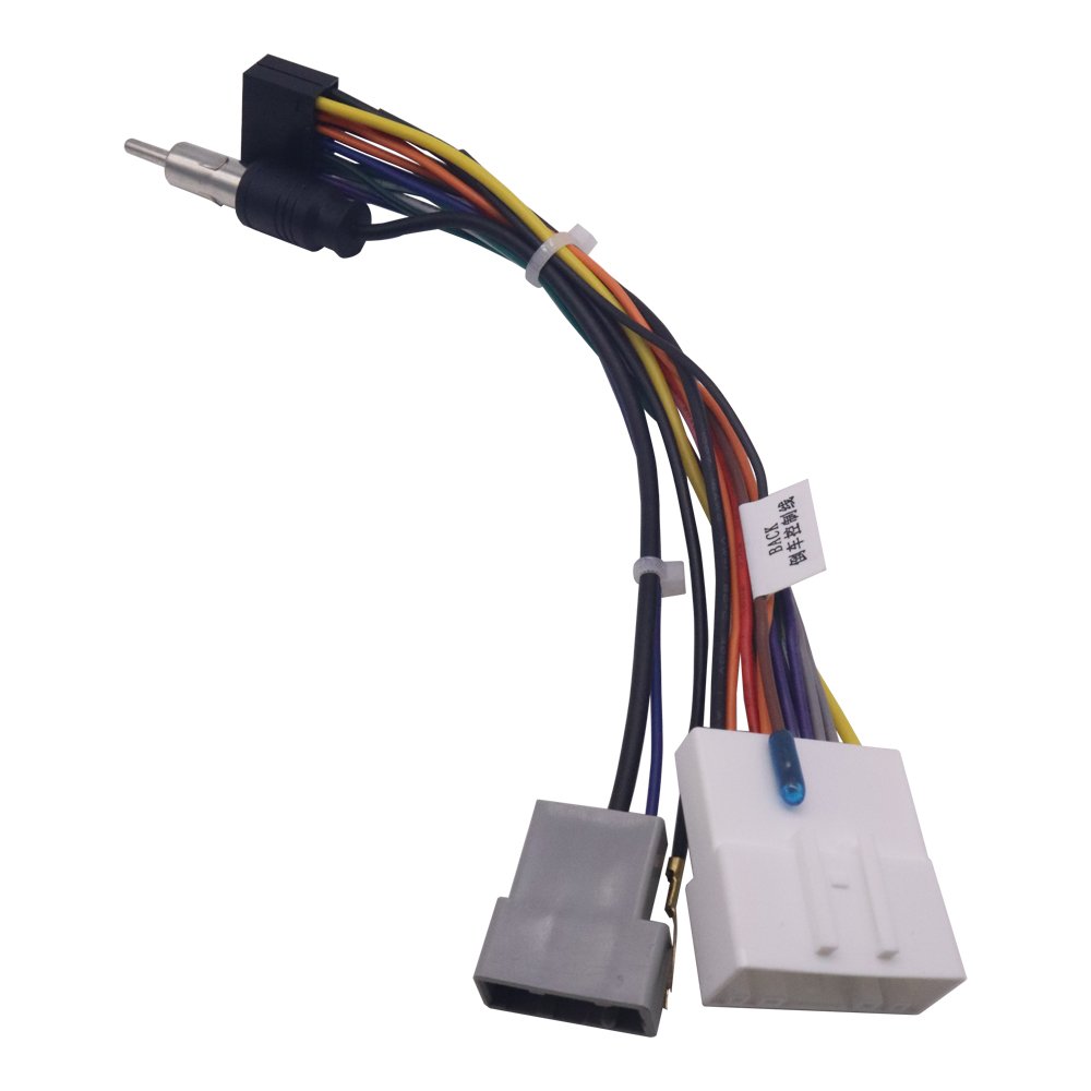 Niss-an Harness Adapter Car Android 16 Pin Plug Connector Radio Antenna Wiring Cable for Qashqai J10 Versa Cube Sentra X-trail