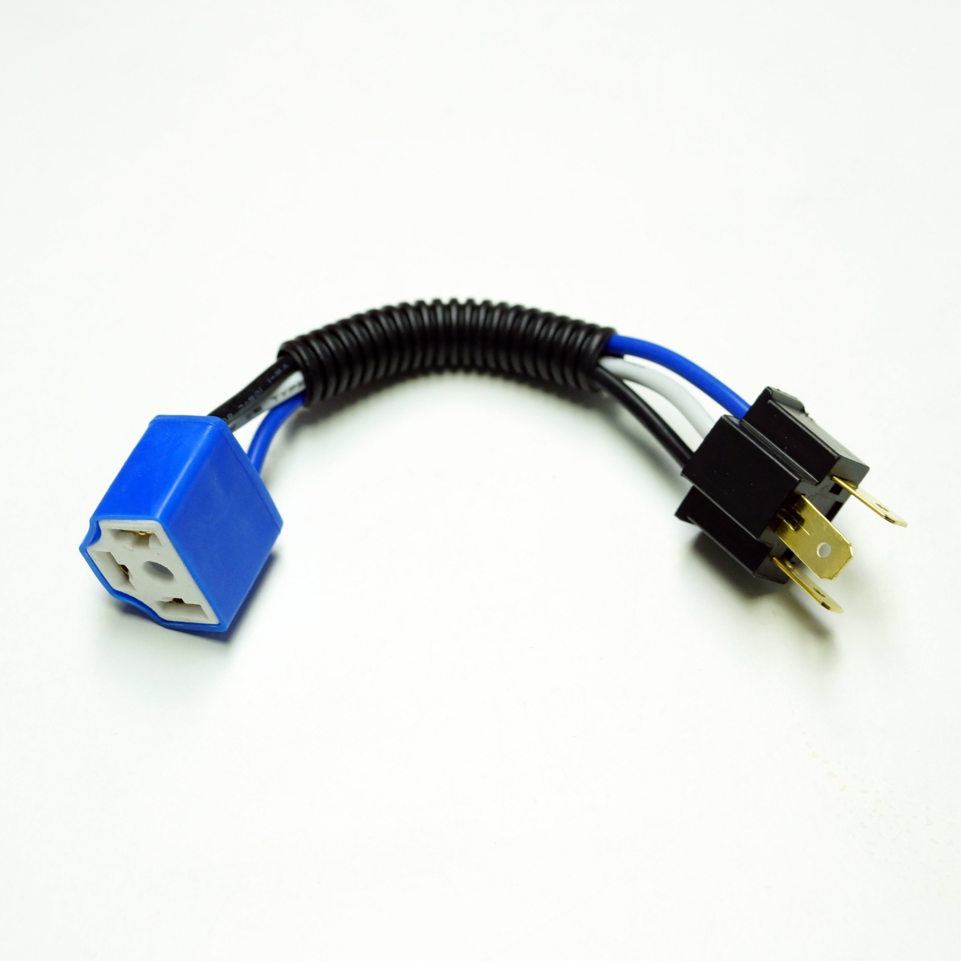 H4 Wiring Harness Headlight Socket Heavy Duty Ceramic Headlight Plug For Car Truck Boat Marine Headlight Fog Light PA