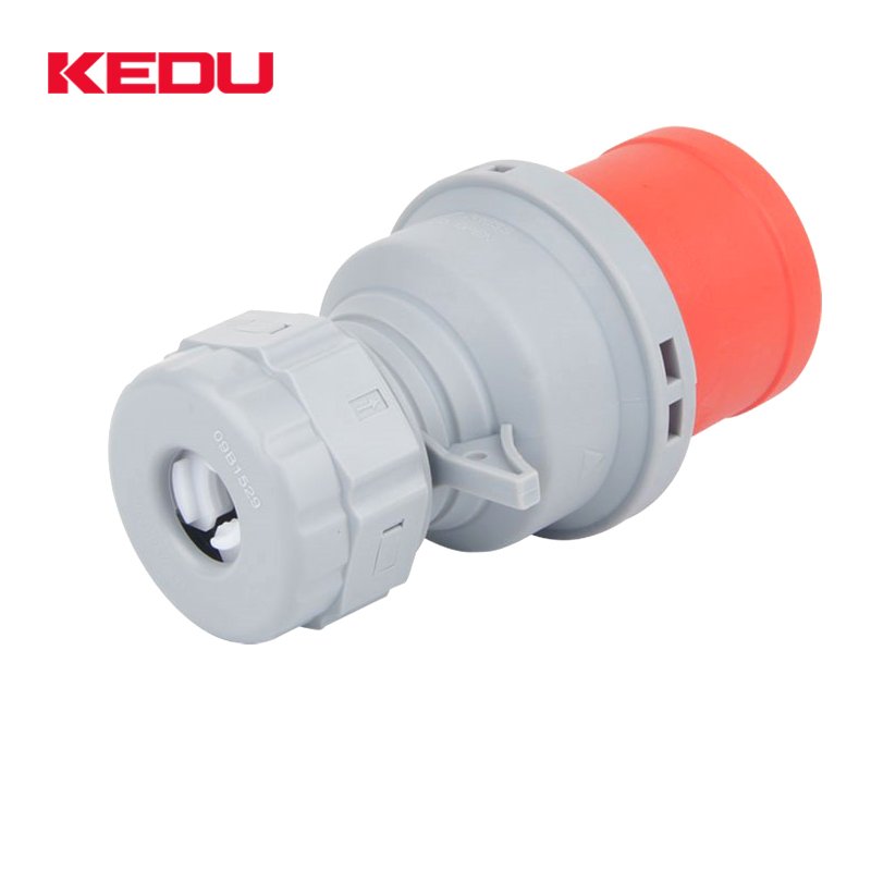 KEDU p531 popular sale 5 pin IP44 32a industrial electrical 380v plug socket with VDE,CE,SEMKO
