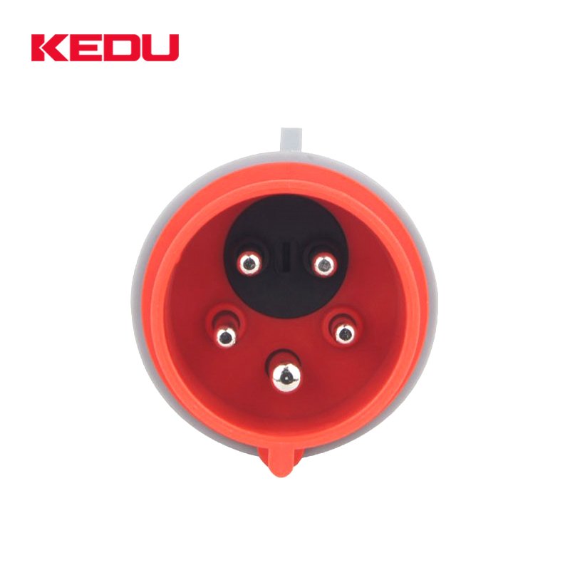 KEDU p531 popular sale 5 pin IP44 32a industrial electrical 380v plug socket with VDE,CE,SEMKO