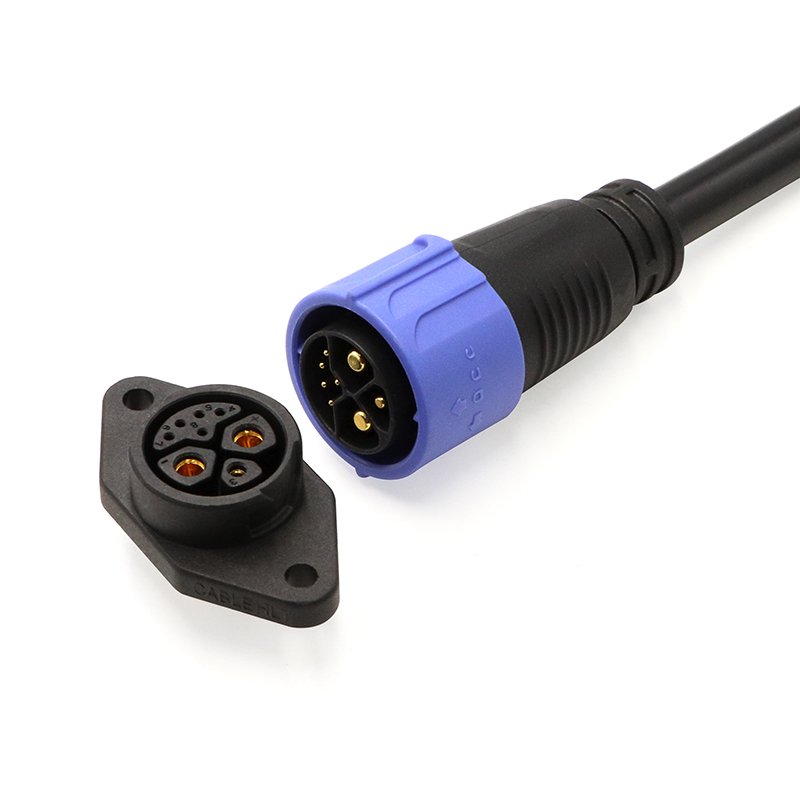 Factory Customize C14 Panel Mount Plug Adapter Power Connector Socket with Spring Cover IEC 320