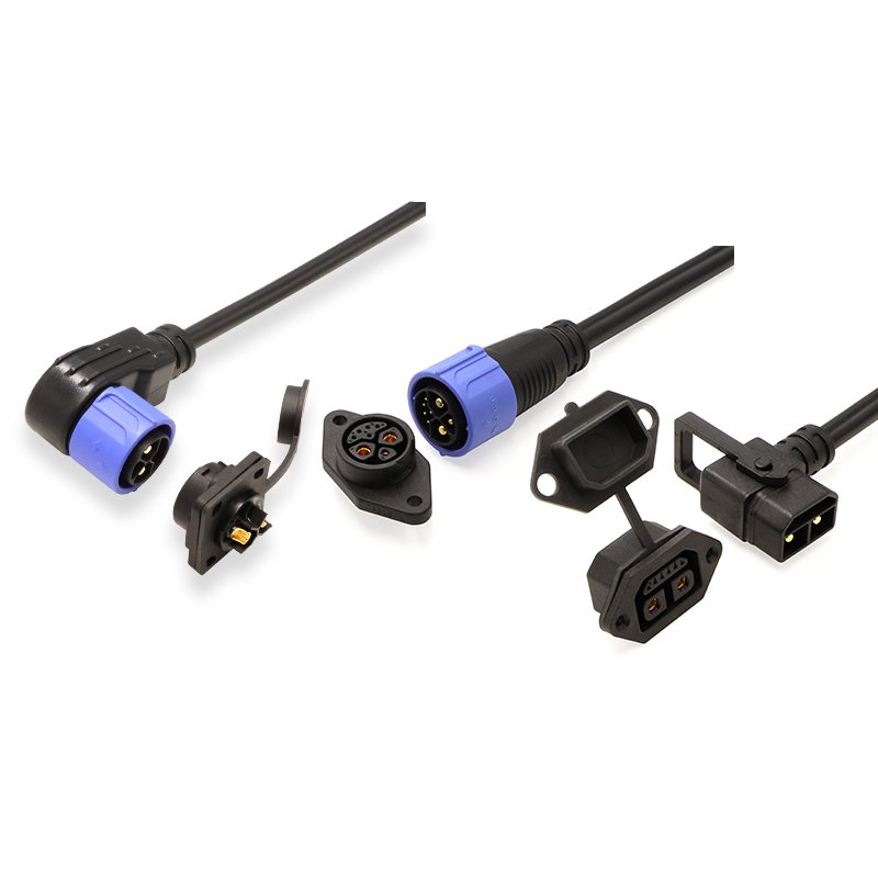 Factory Customize C14 Panel Mount Plug Adapter Power Connector Socket with Spring Cover IEC 320