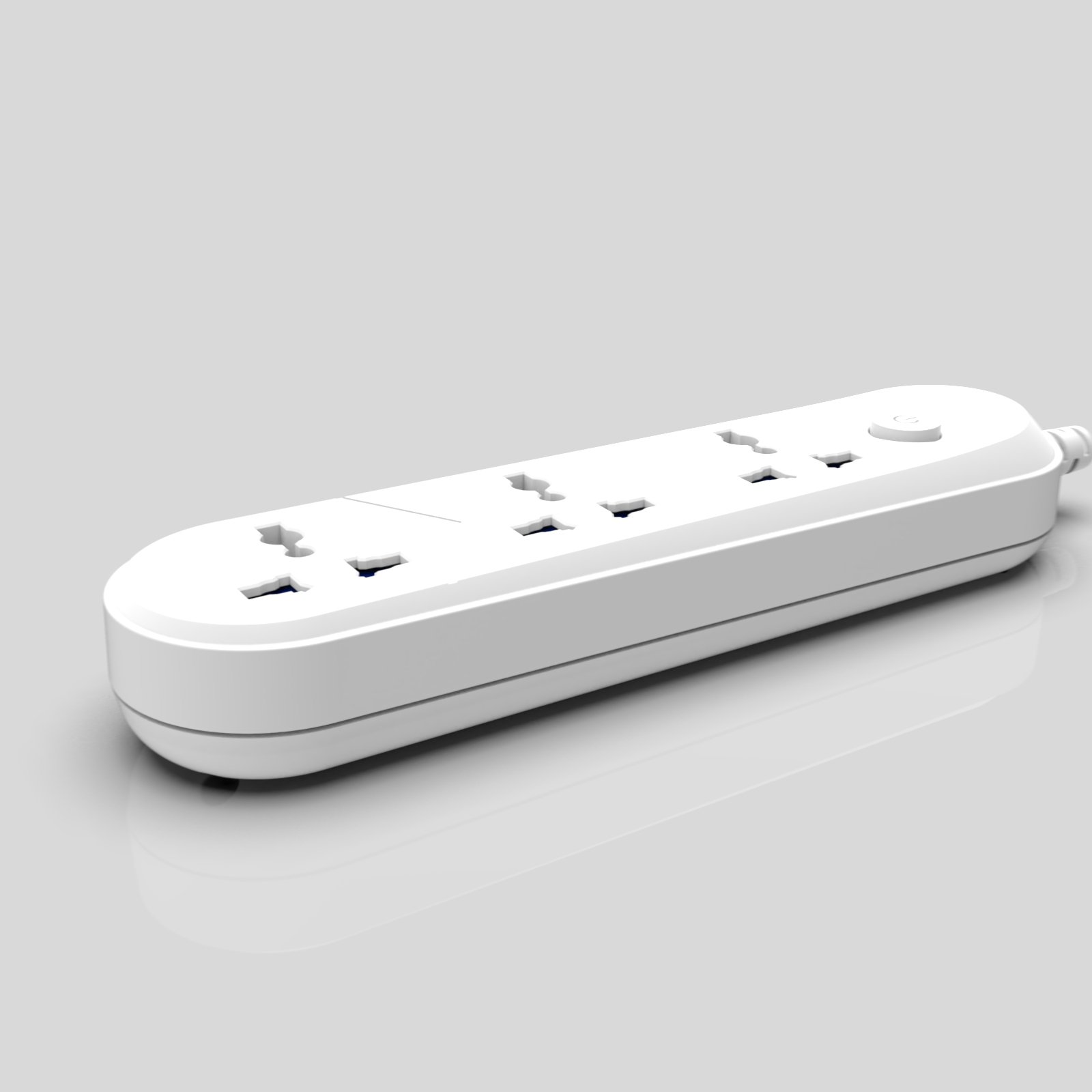 Universal Electric Plug Switch Extension Board Socket Surge Protector Power Strip Extension Cord with USB and Type c