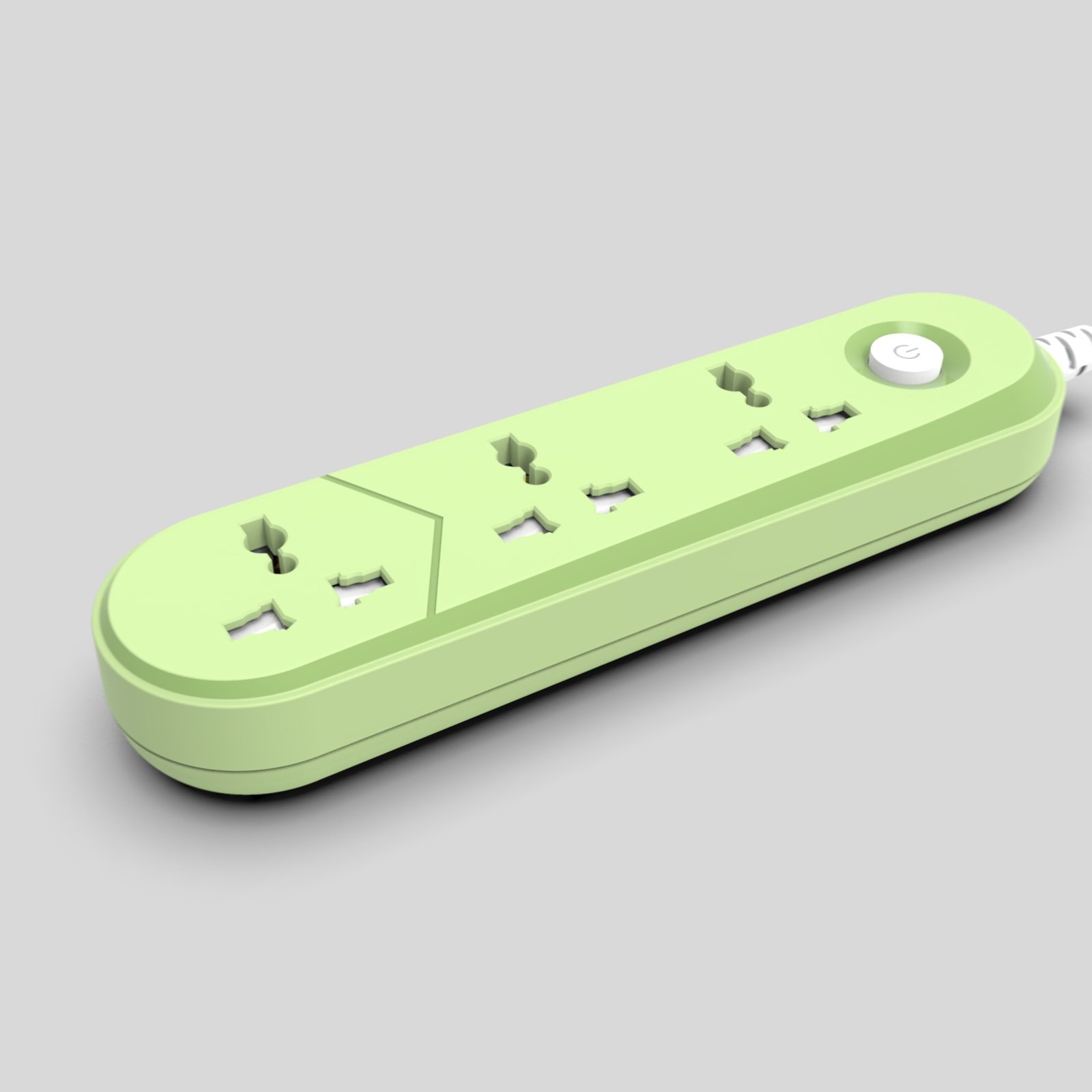 Universal Electric Plug Switch Extension Board Socket Surge Protector Power Strip Extension Cord with USB and Type c