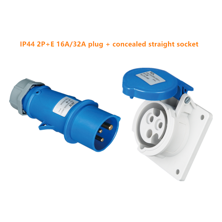 industrial socket plug IP44 waterproof electrical 16a 32a industrial 3p 4p 5p male and female industrial plugs and sockets