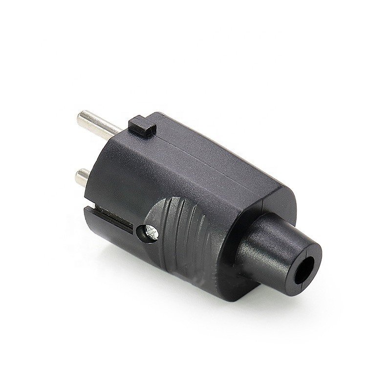 Best seller Export Dutch plug Belgium wire plug Poland European specifications circular plug with two pins