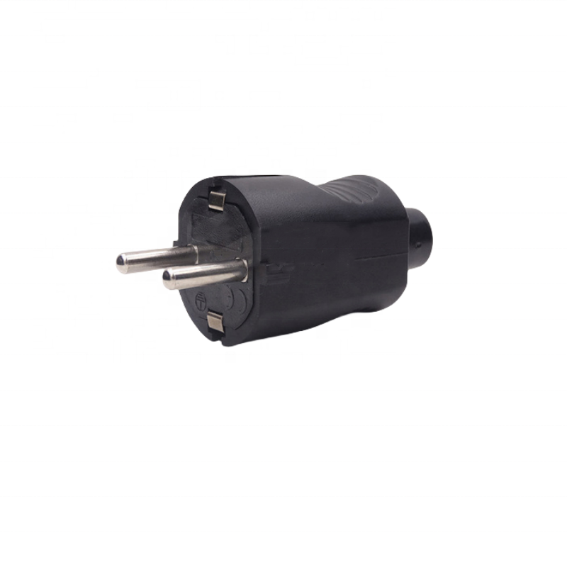 Best seller Export Dutch plug Belgium wire plug Poland European specifications circular plug with two pins